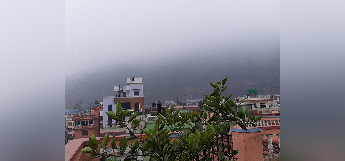 काठमाडौँको तापक्रम ४ डिग्रीभन्दा कम