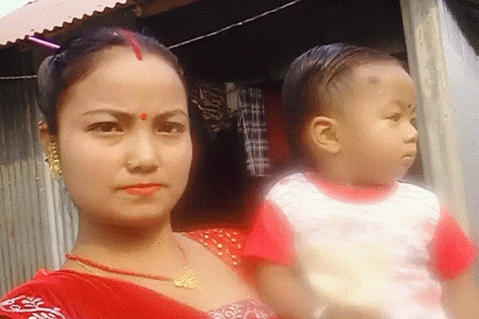 दौपती दुई वर्षीय छोरासहित बेपत्ता