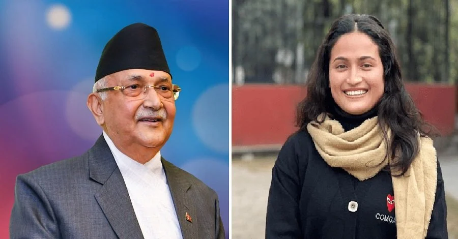 एकै पटक पाँच पदमा नाम निकाल्ने मनीषालाई ओलीको बधाई