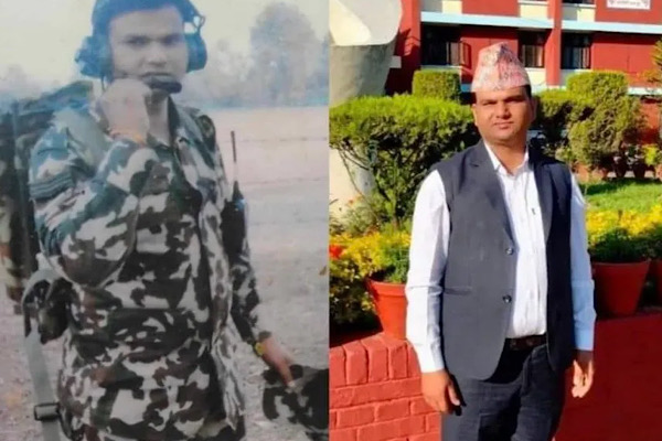 नेपाली सेनाबाट उपदानमा निस्केर  स्थायी शिक्षकको जागिर