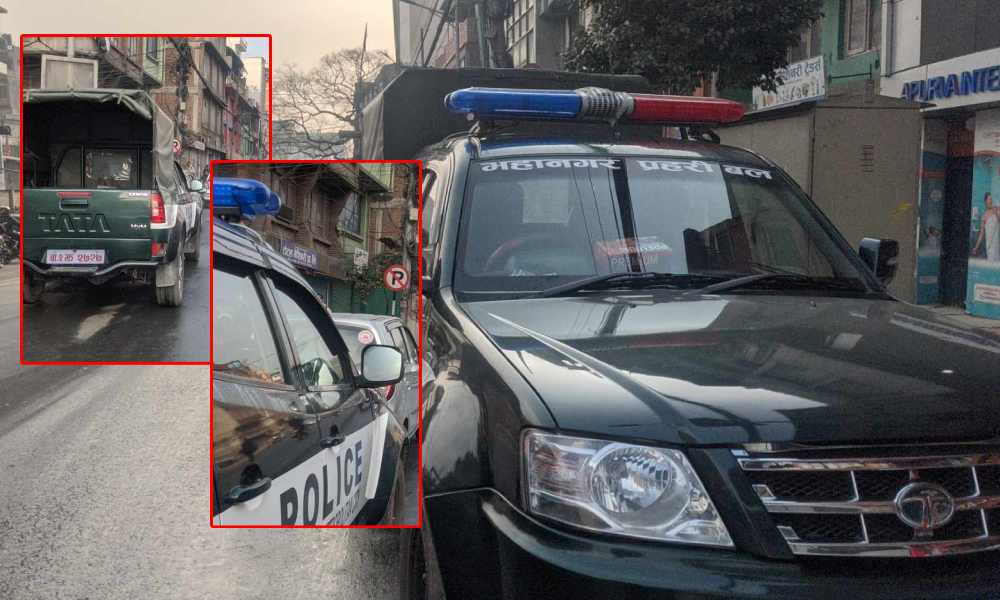 यसरी महानगर प्रहरीले नै टेर्दैन ‘नो पार्किङ’