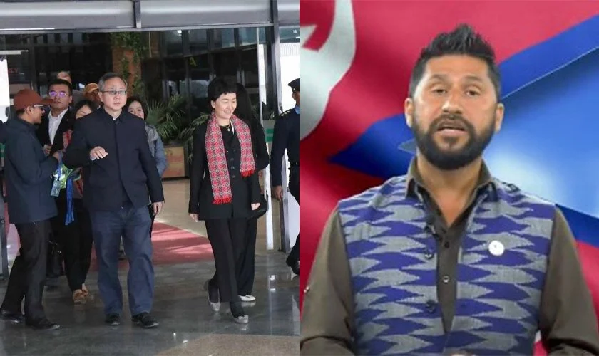 नेपाल आउने बित्तिकै सुनले भेटिन् रवि लामिछानेलाई