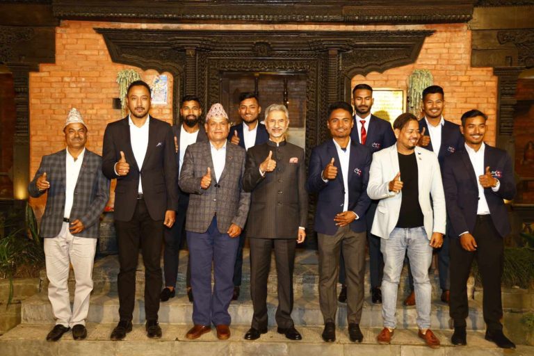 नेपाली क्रिकेट टिमलाई विश्वकप तयारीका लागि भारतको सहयोग रहने विदेशमन्त्री जयशंकरको विश्वास
