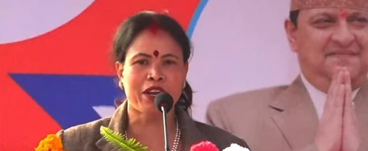 राजसंस्थाको पक्षमा खुलिन् पूर्वएमाले सांसद गंगा चौधरी, शिवसेनाको महिला संयोजक नियुक्त