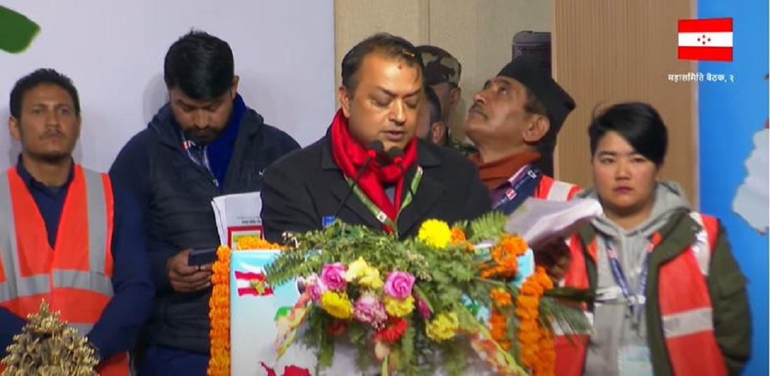 महामन्त्री थापाद्वारा आगामी चुनाव एक्लै लड्ने प्रस्ताव पेश
