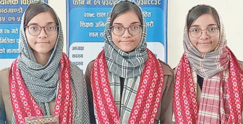 तिम्ल्याहा लबिबा, अतिका र सबिकाः एसईईमा समान अंक, अहिले तीनैजना नर्सिङ पढ्दै