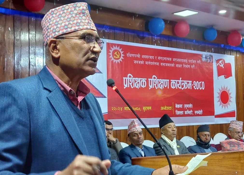 अब भाषण गरेर मात्र हुँदैन् : विष्णु पौडेल
