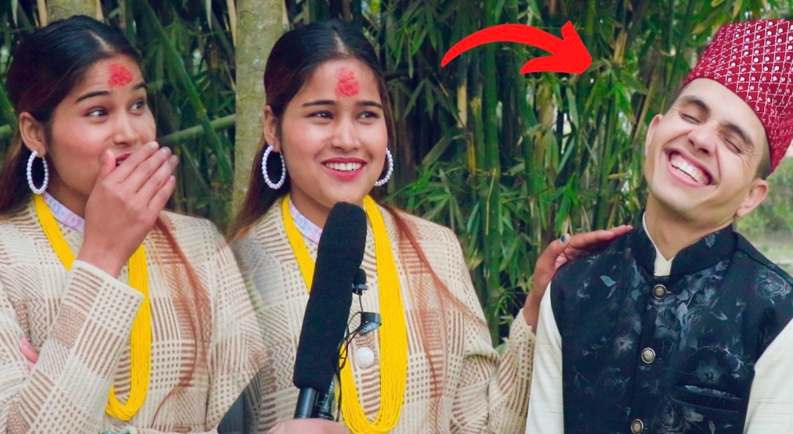 इन्द्रेणीकी संगीताले गोपाललाई ‘तिम्रा भन्दा मेरा मोटा छन’ भनेपछि लाजले भुतुक्कै