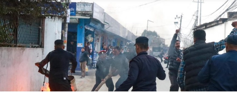 मन्त्री ज्वालाकाे राजीनामा माग्दै अनेरास्ववियुले गर्‍याे देशभरकाे क्याम्पसमा प्रदर्शन
