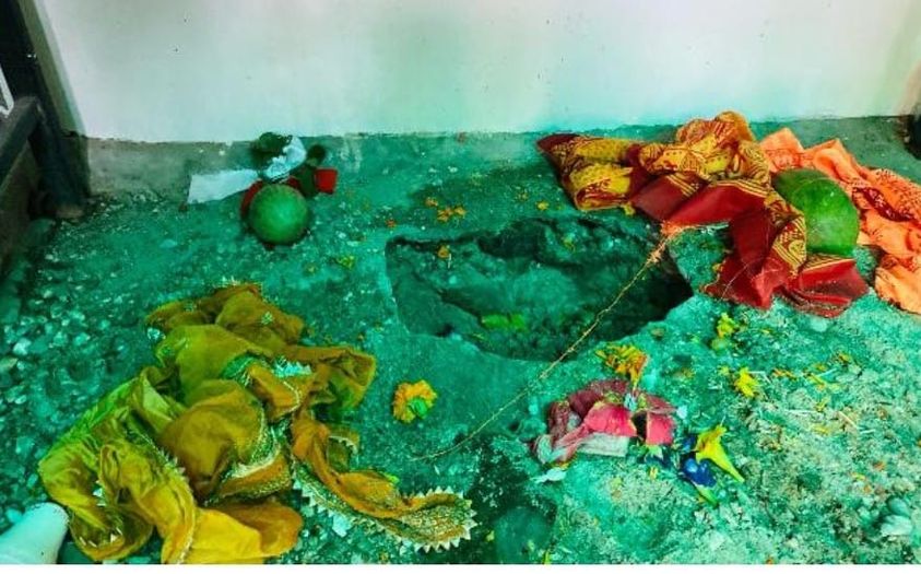 शुक्रवार विहान उत्पत्ति भएको भन्दै प्रचार गरिएको शिवको मुर्ति आज गायब