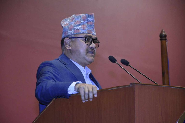 राष्ट्रिय सभाका अध्यक्षका उम्मेदवार दाहालको प्रस्ताव प्रस्तुत