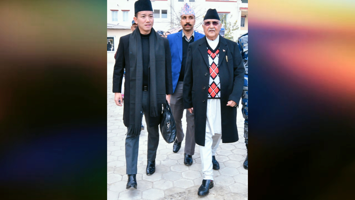 सुहाङसँगको फोटो राखेर  ओलीले यसरी दिए जितको शुभकामना