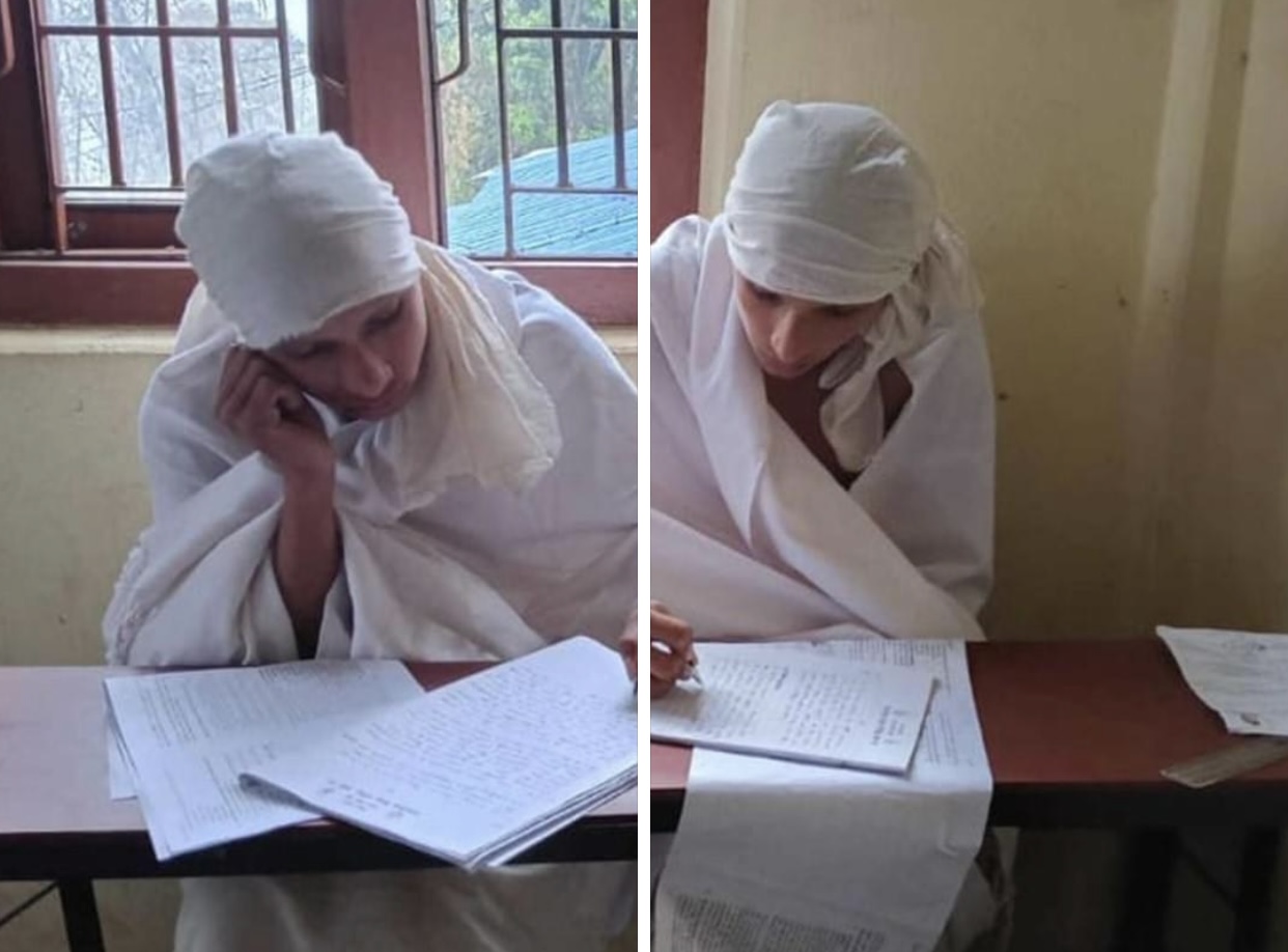 बाबुको किरियामा बसेका दाजु-भाइले दिए एसइई परिक्षा