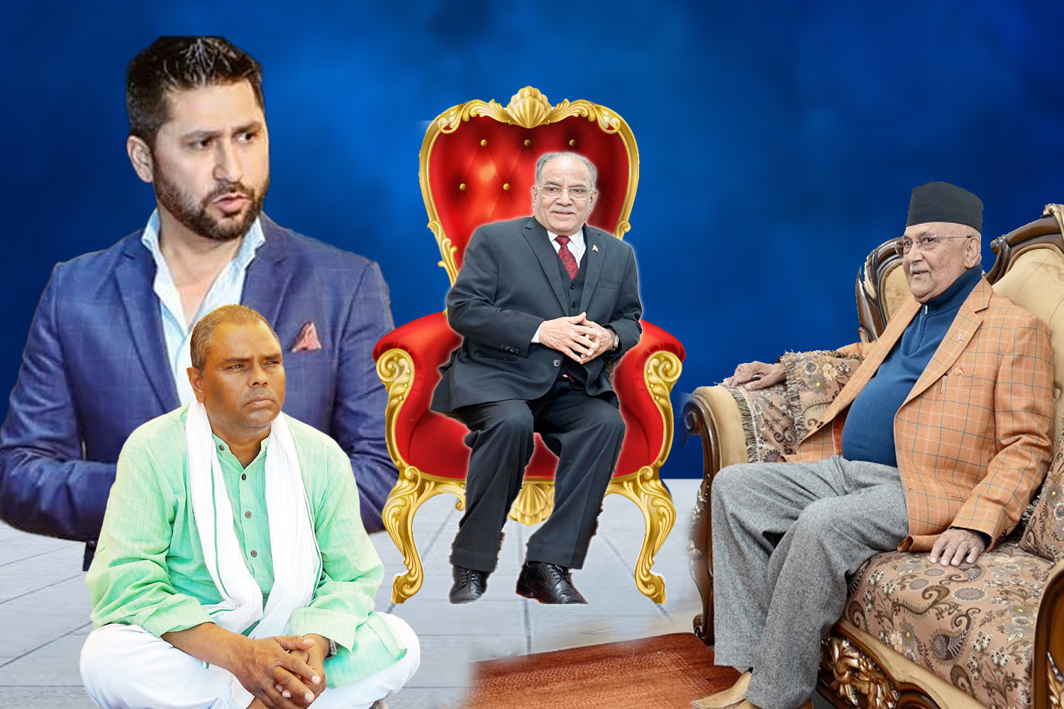 गृह मन्त्रालयमा विष्णु पौडेल र रवि लामिछानेको दाबी, ओलीलाई देखाएर पन्छिए प्रचण्ड
