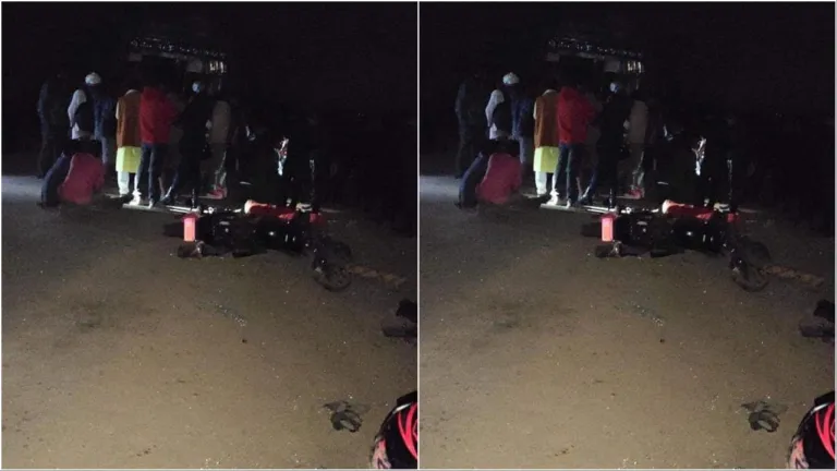 बस र मोटरसाइकल ठोक्किंदा दुईको मृत्यु
