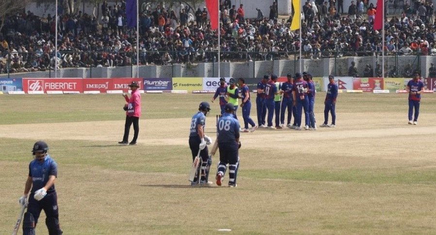 सोमपालले लिए नामिबियाको पहिलो विकेट
