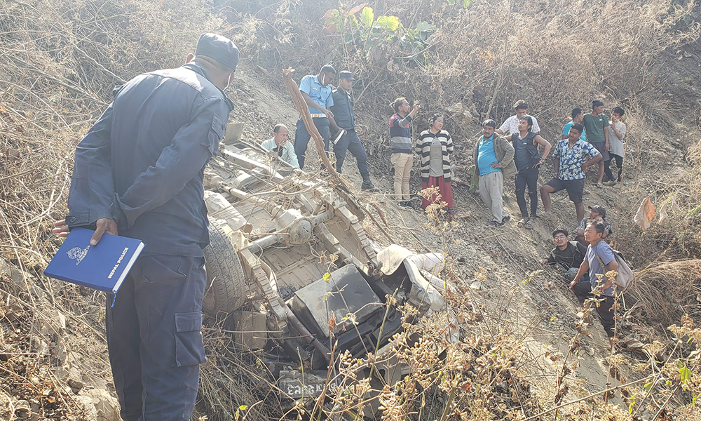 उदयपुर जीप दुर्घटनाका मृतक ८ र घाइते ९ जनाको पहिचान