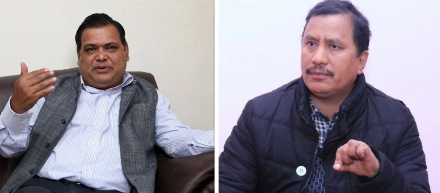 भैरहवा विमानस्थलमा विप्लवसँग महराको जम्काभेट