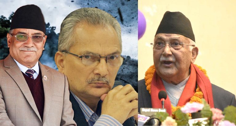 बाबुरामद्वारा प्रचण्ड-ओलीको तुलना ‘घिउ बेचुवा र तरबार बेचुवा’ सँग