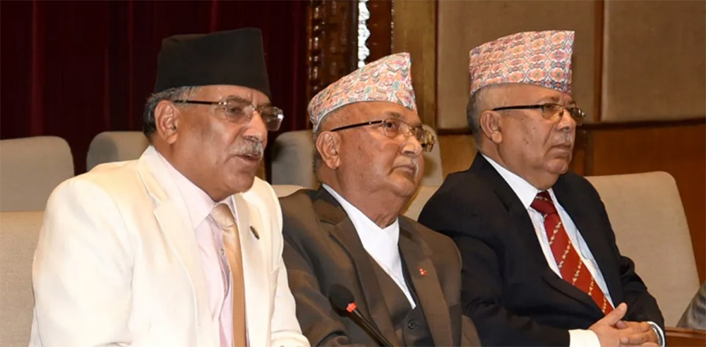 बालुवाटारमा प्रचण्ड-ओलीलाई माधव नेपालको चेतावनी- नत्र दुवै ठाउँमा उम्मेदवारी दिन्छौं