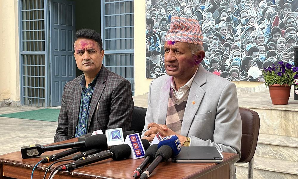 सुहाङलाई समर्थन जनाउन एमालेले रास्वपालाई अनुरोध गर्ने