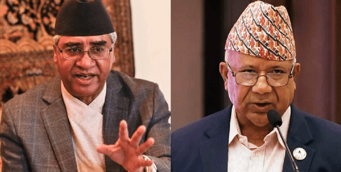 गठबन्धनमा खटपटका बिच देउवा र माधवबिच गोप्य भेट