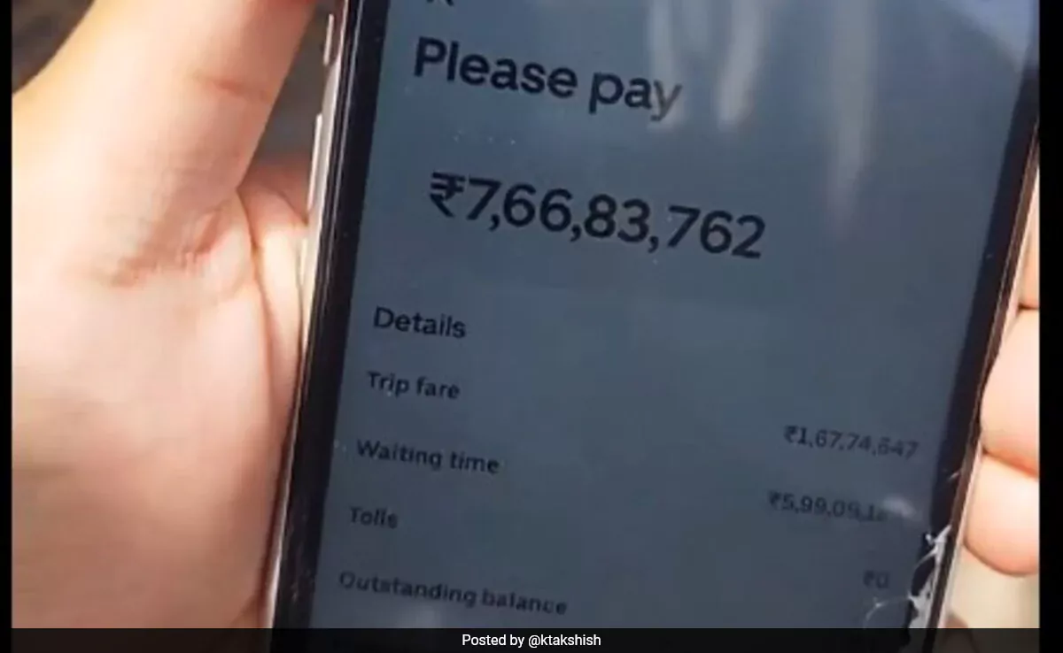 ६२ भारु यूबर मगाउँदा ७.६६ करोडको बिल आएपछि