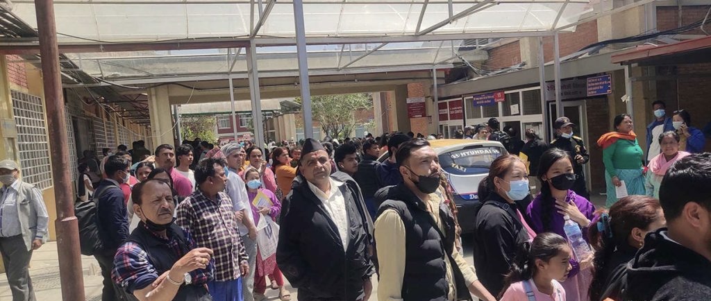 त्रिवि शिक्षण अस्पतालभित्र विष्फोट
