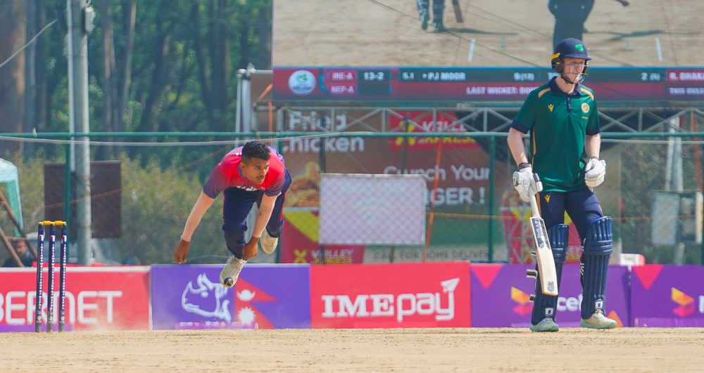 आयरल्यान्डको छैटौँ विकेट