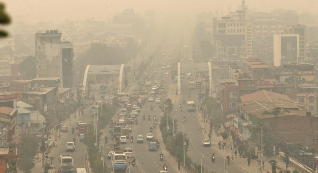 काठमाडौंको वायु विश्वमै अस्वस्थकर, खुमलटारमा सबैभन्दा खराब