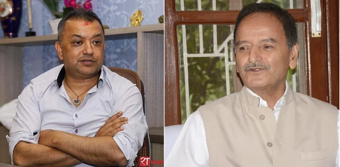 संसदीय दलको बैठकका बिच थापा र सिटौला पुगे प्रधानमन्त्री भेट्न बालुवाटार