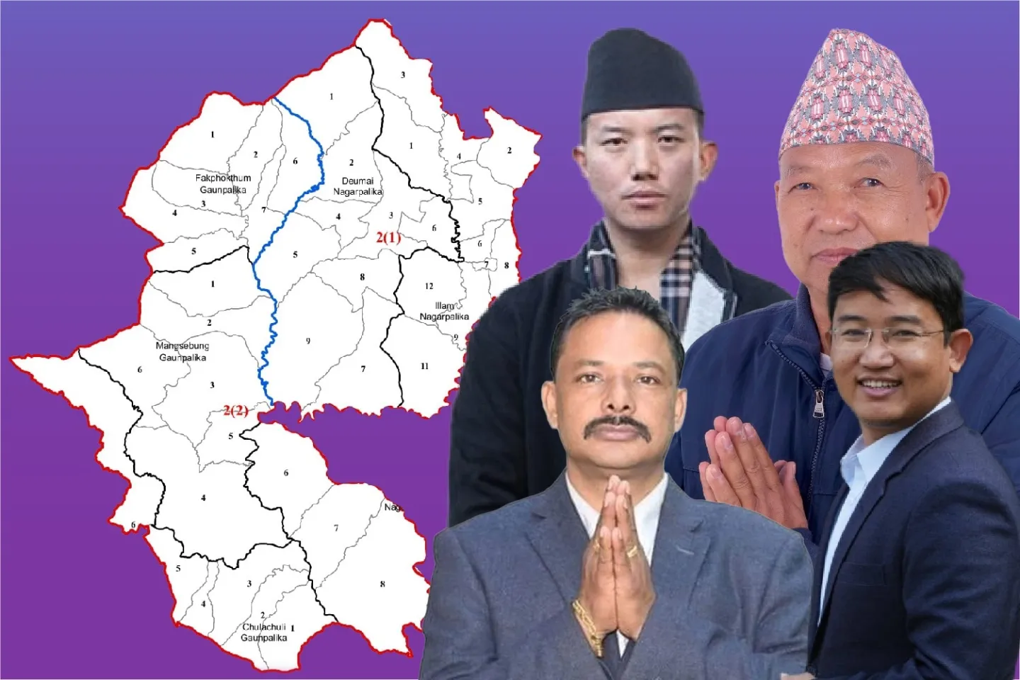 इलाम-२ मा बलिया मानिएका यी चार उम्मेदवार, कसको एजेण्डा के ?