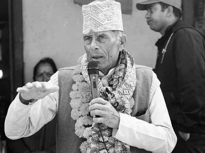 कांग्रेस नेता  पौडेलको निधन