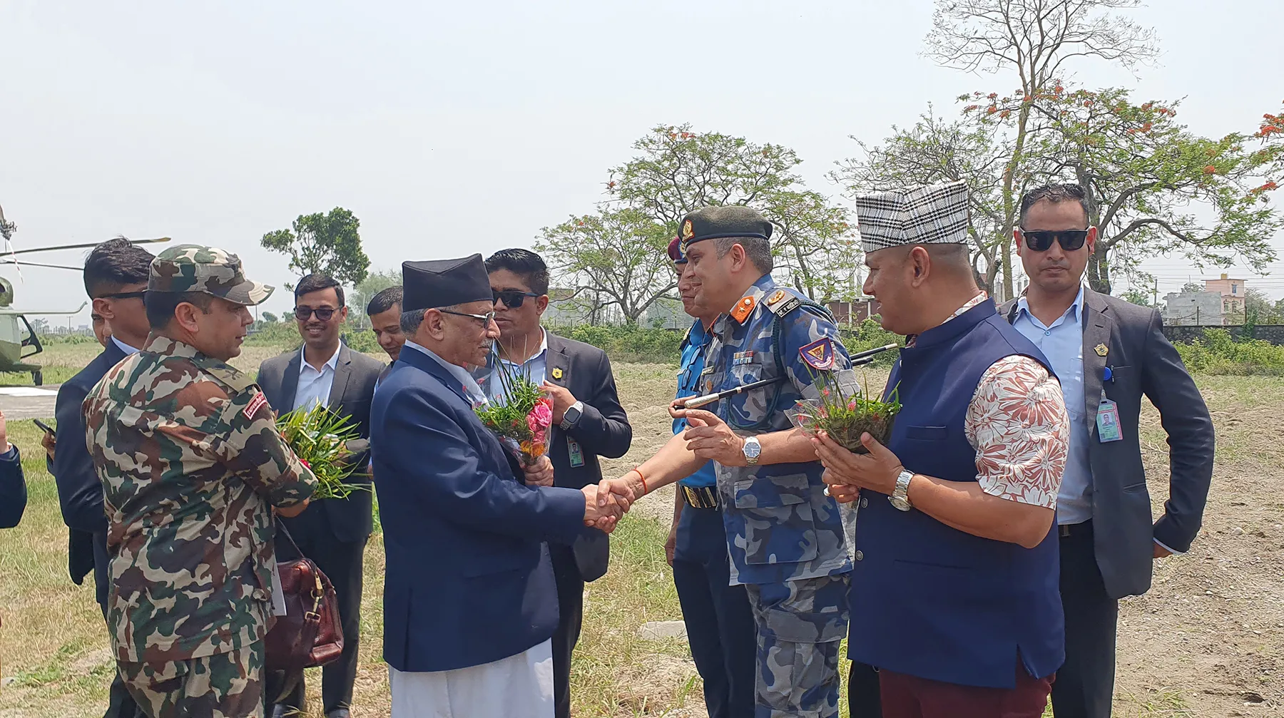 प्रधानमन्त्री दाहाल मोरङमा
