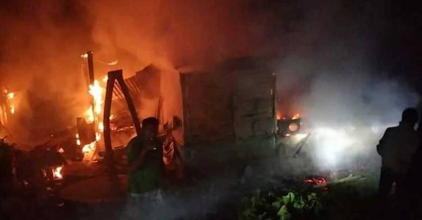 आगलागीबाट खर जोगाउन खोज्दा आमाछोराकै मृत्यु
