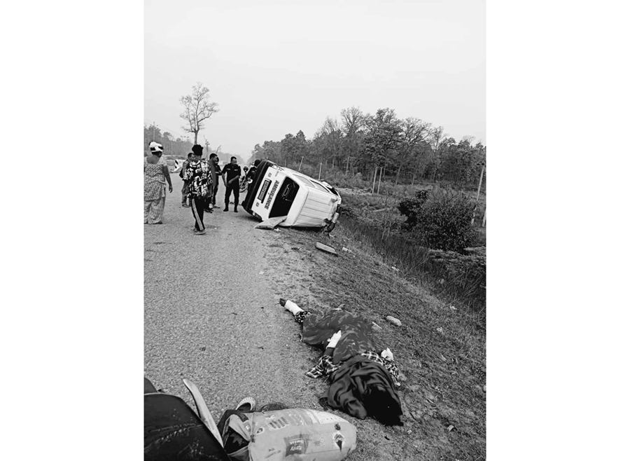 भारतबाट उपचार गरी फर्किरहेकी युवतीको एम्बुलेन्स दुर्घटना हुँदा मृत्यु