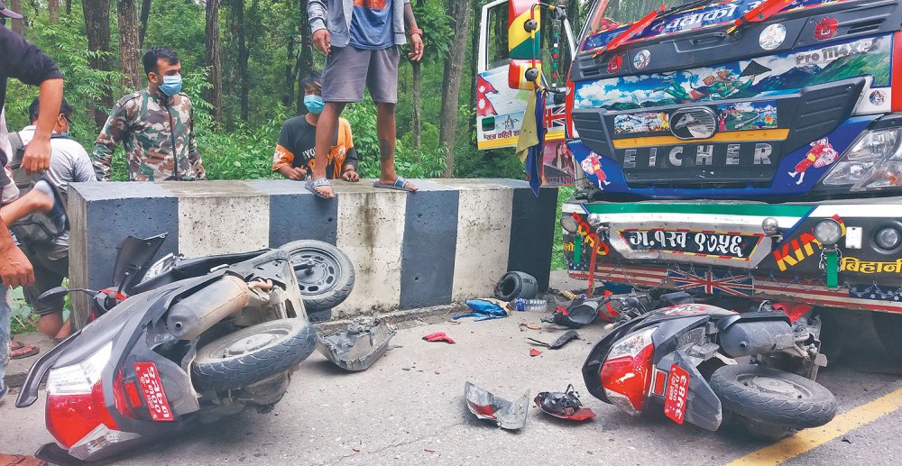 ट्रकको ठक्करबाट घाइते भएका कार्कीको उपचारका क्रममा मृत्यु