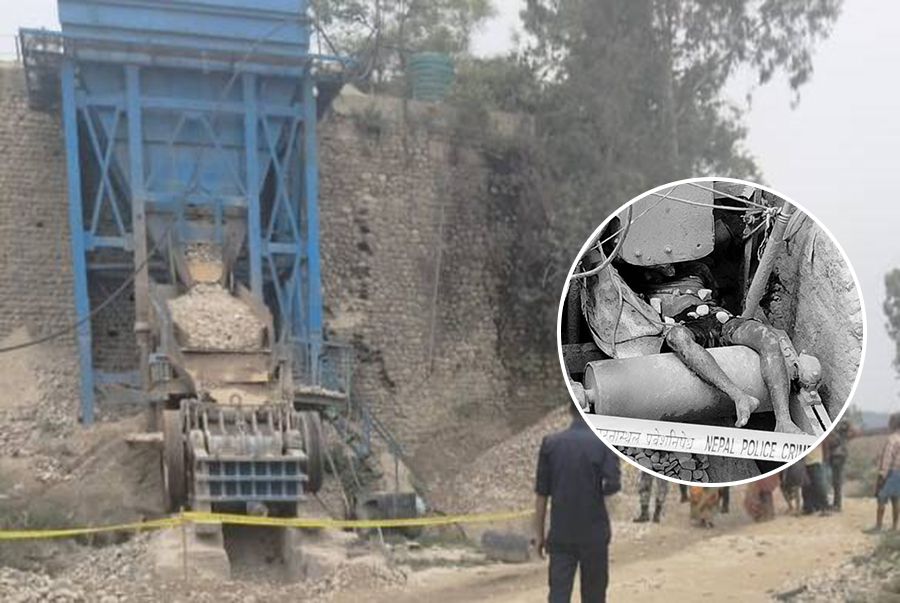 क्रसर उद्योगमा एकजनाको शव भेटियो, अर्का एकजना घाइते