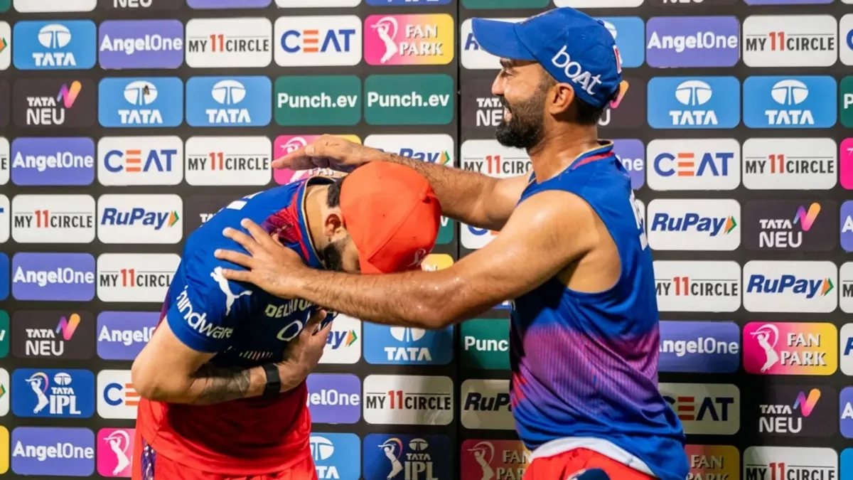 दिनेश कार्तिकले विराट कोहलीलाई ‘ओरेन्ज क्याप’ लगाइदिएपछि…