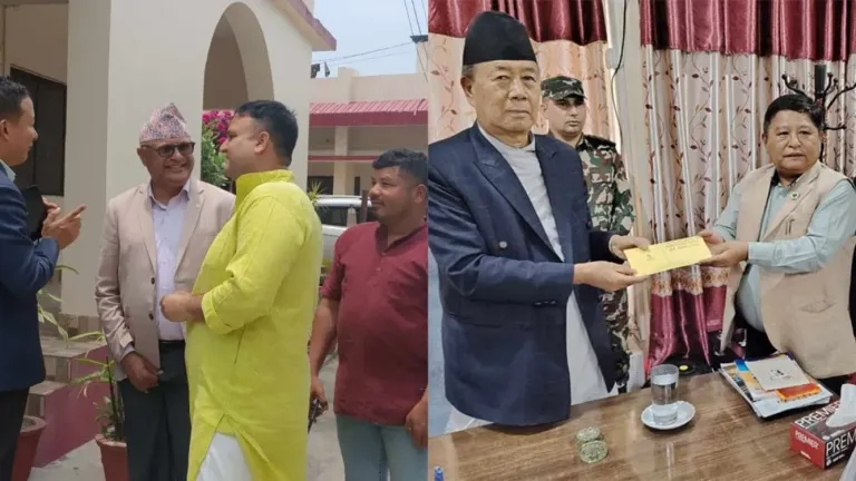 कोशीमा उछिनपाछिन, एमाले-माओवादीका नेता बाहिरिएलगत्तै ३ मन्त्री प्रदेश प्रमुखको कार्यालयमा