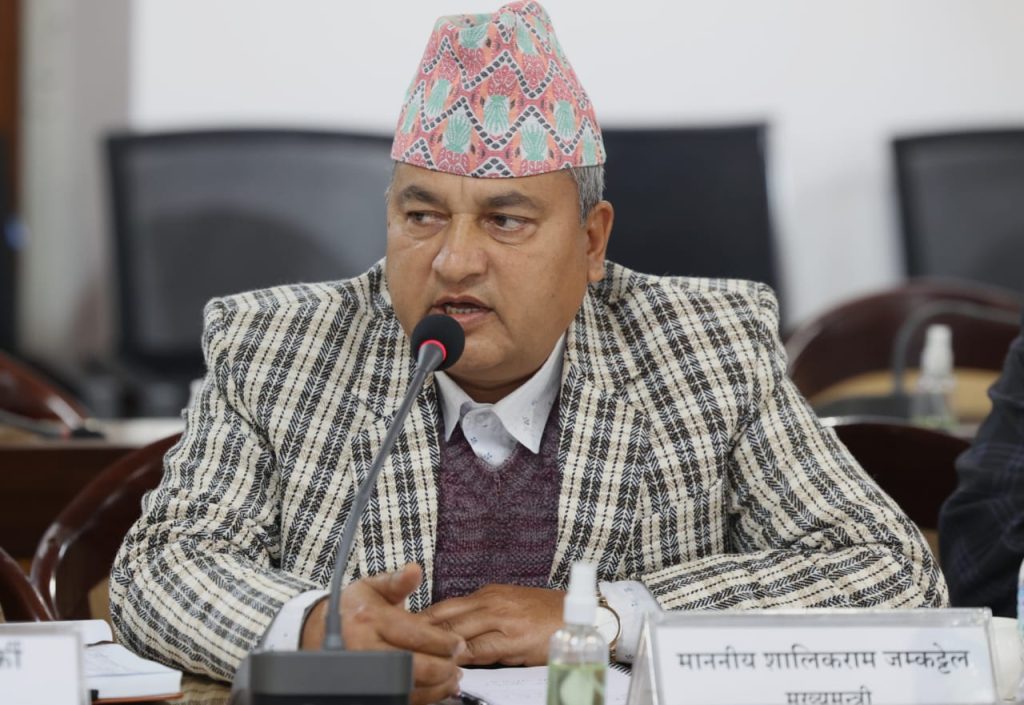 मुख्यमन्त्री जम्कट्टेल अस्वस्थ, हेलिकप्टरबाट काठमाडौं ल्याइँदै