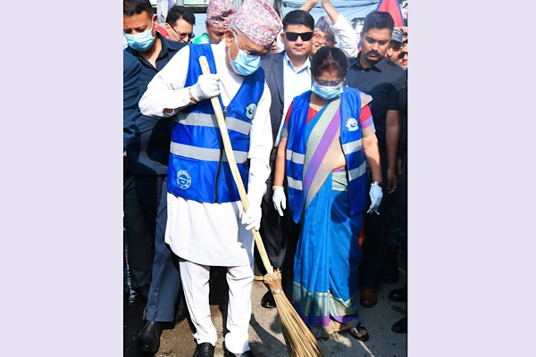 बिश्व वातावरण दिवसमा एमाले अध्यक्ष ओली