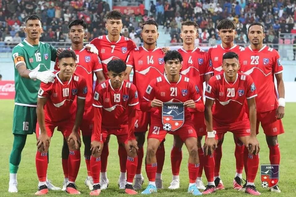 नेपालले युएई विरुद्धको खेलमा खायो ४ गोल