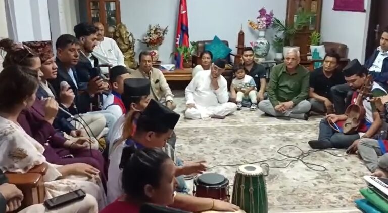 विनोद चौधरी ओली निवास बालकोटमा, सांगीतिक साँझको आयोजना