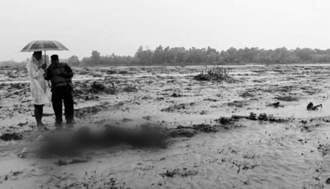नदीमा आएको बाढीमा बगेर बेपत्ता भएका एक जनाको शव फेला