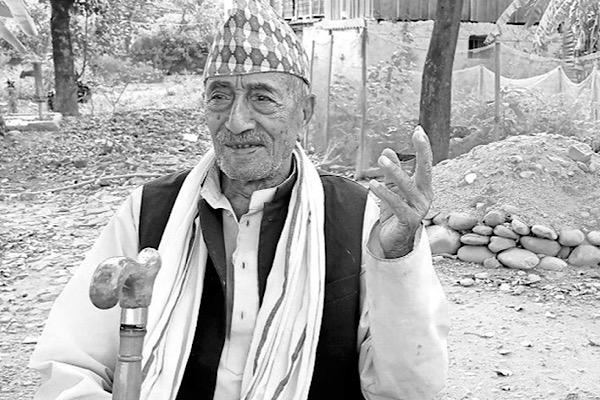 दोस्रो विश्वयुद्ध लडेका समाजसेवी बबजरजंग थापाको १०३ वर्षको उमेरमा निधन