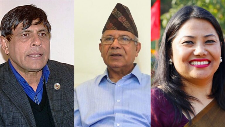एकीकृत समाजवादीमा माधव र घनश्यामको नाममा नेताहरुको कित्ताकाट, अलमलमा रामकुमारी झाँक्री