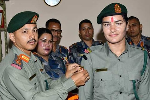 काभा भलिबलमा उत्कृष्ट प्रदर्शन गर्ने निरूता ठगुन्ना सहायक हवल्दारमा बढुवा