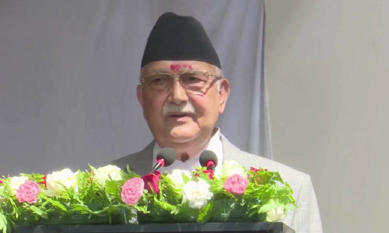 प्रधानमन्त्री ओली फूटबल हेर्न रंगशाला जाने