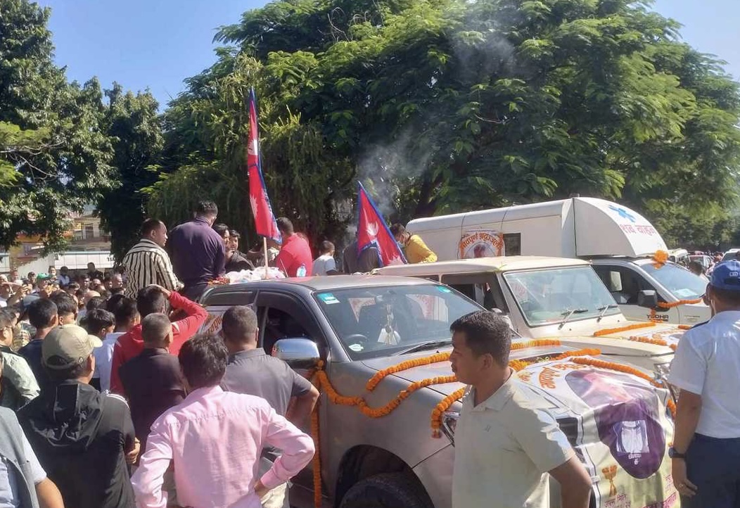 पहिरोमा परेर मृत्यु भएका ६ जना युवा फुटबल खेलाडीको आज अन्त्येष्टि गरिँदै